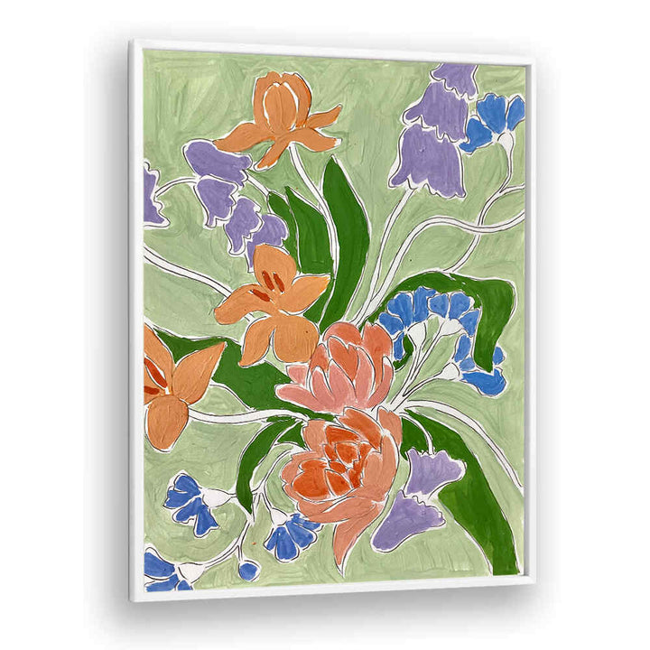 CENTREPIECE , FLORAL FLOWER PAINTINGS