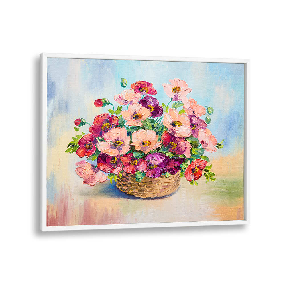 FLORAL DUETS , VINTAGE EUROPEAN PAINTINGS