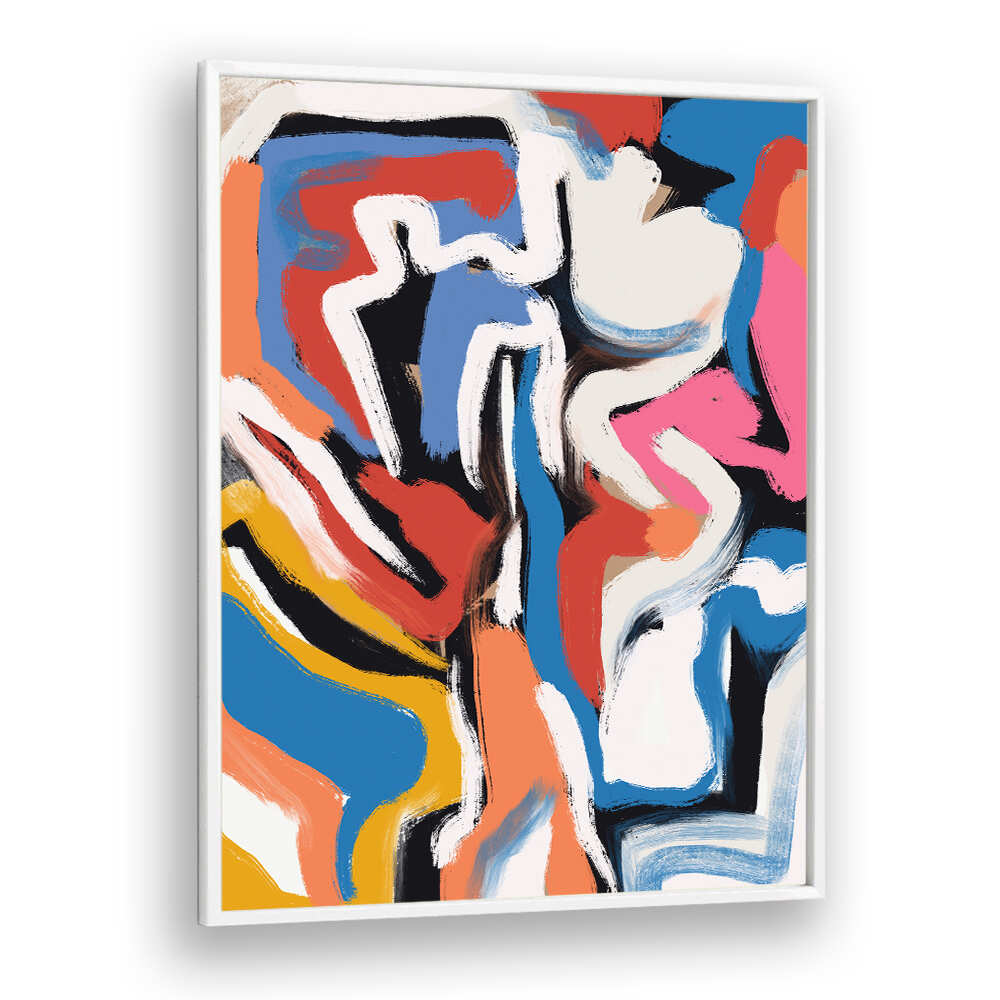 BOLD COLORFUL BRUSHSTROKES II , ABSTRACT PAINTINGS