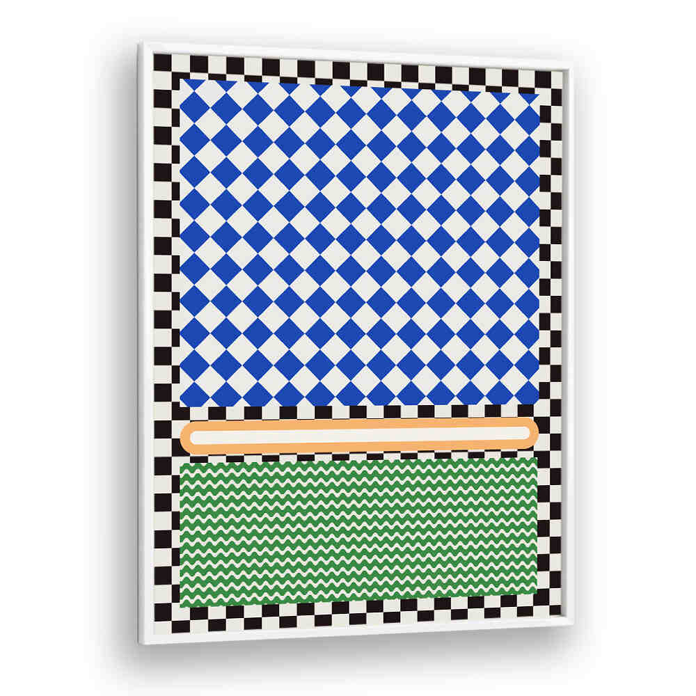 BLUE AND WHITE DIAMONDS