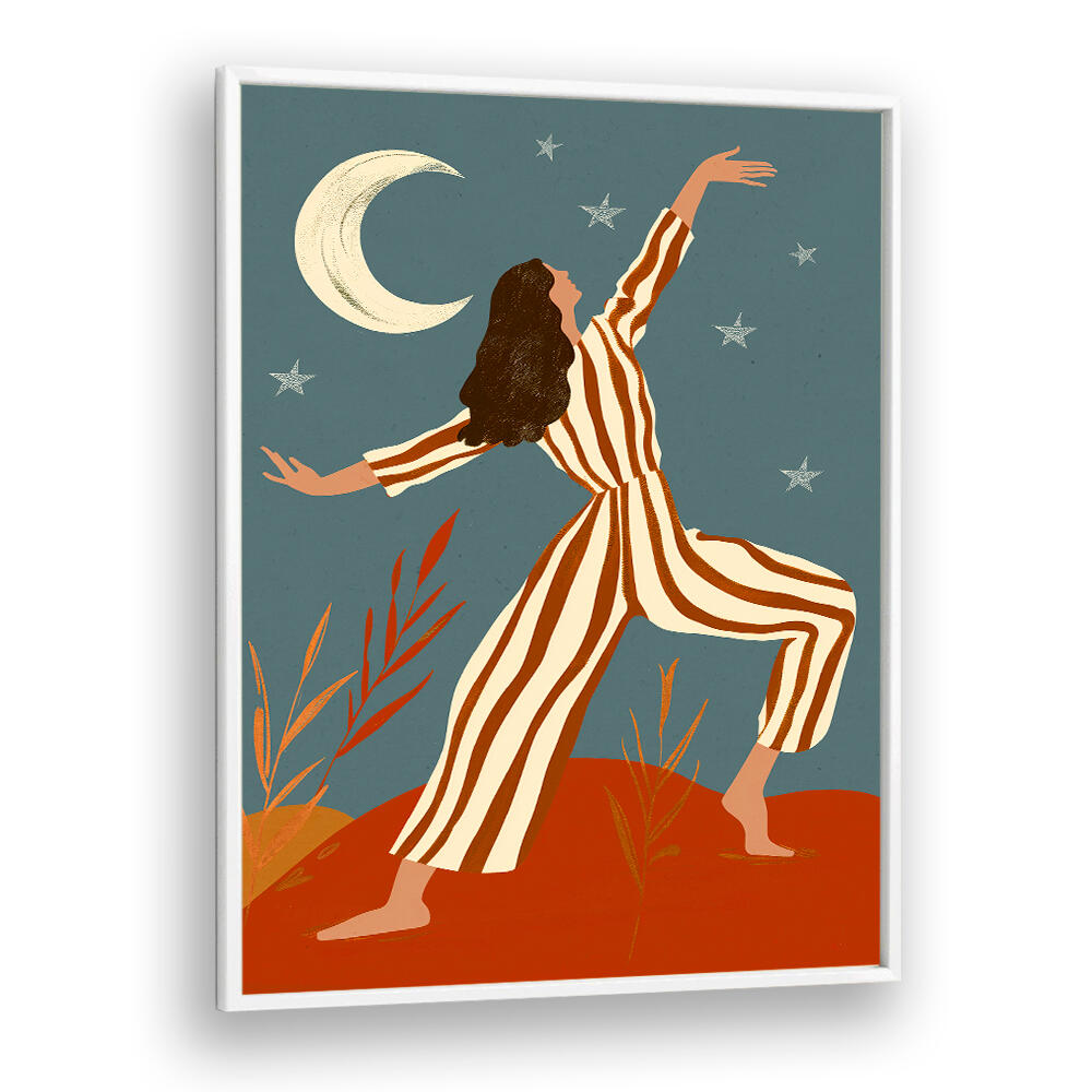 MOONLIT DANCE , PORTRAITS & FIGURATIVE ILLUSTRATIONS