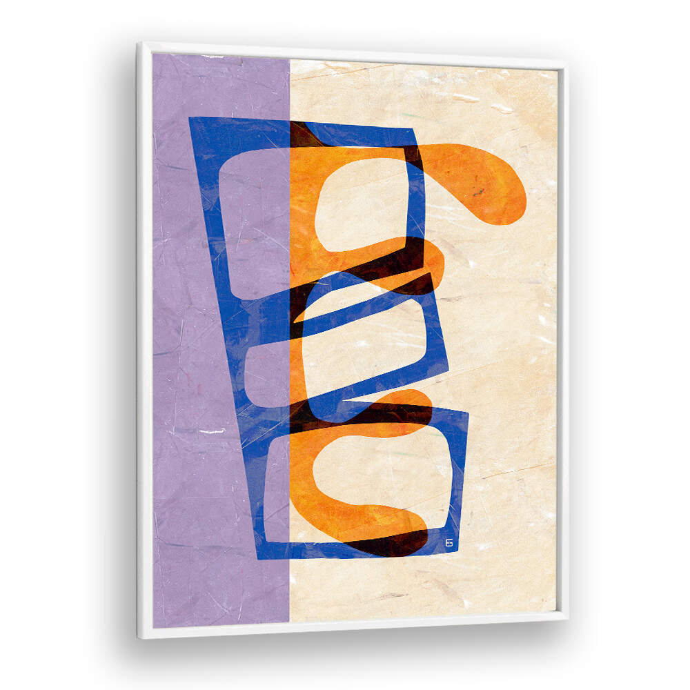CUT OUT BLUE & ORANGE