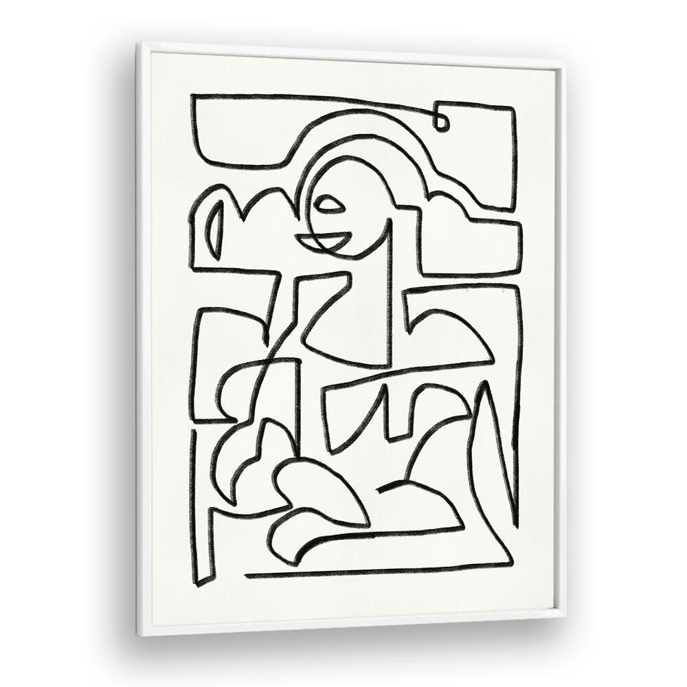 ABSTRACT CHALK LINE ART
