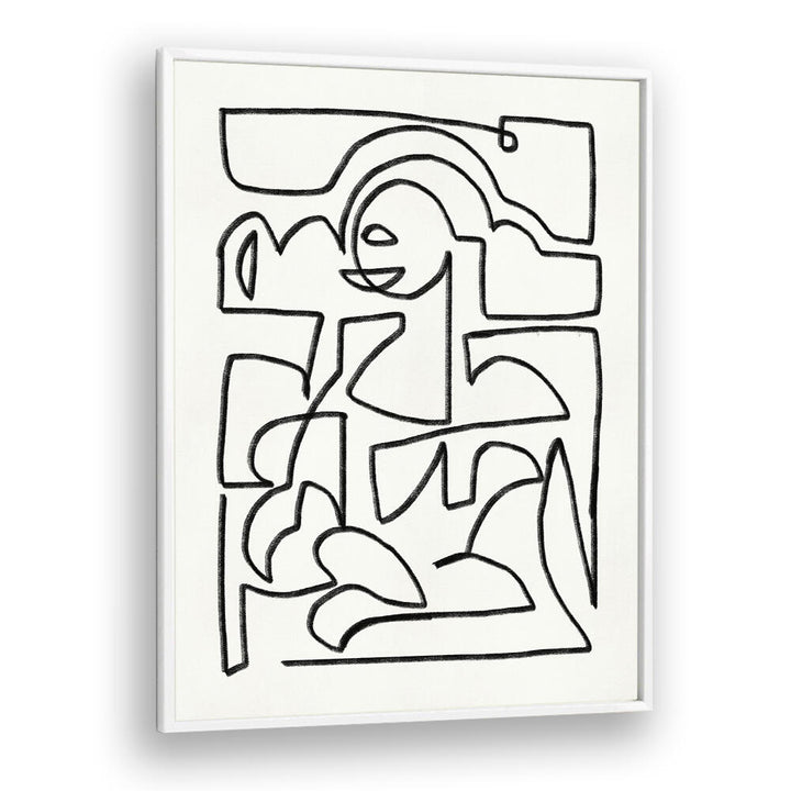 ABSTRACT CHALK LINE ART