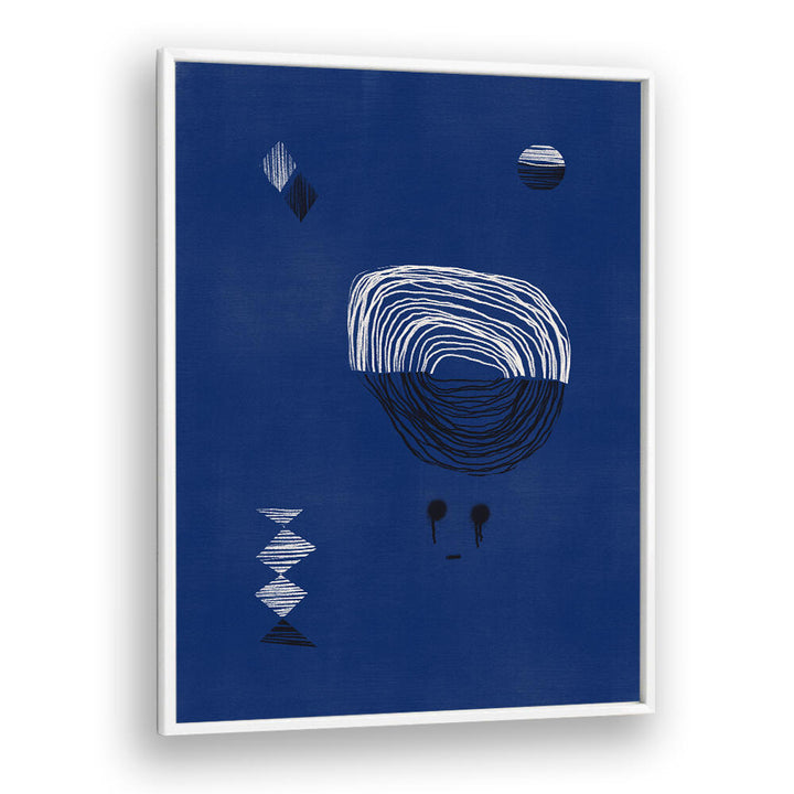 BLUE LINE SKETCH , ABSTRACT PAINTINGS