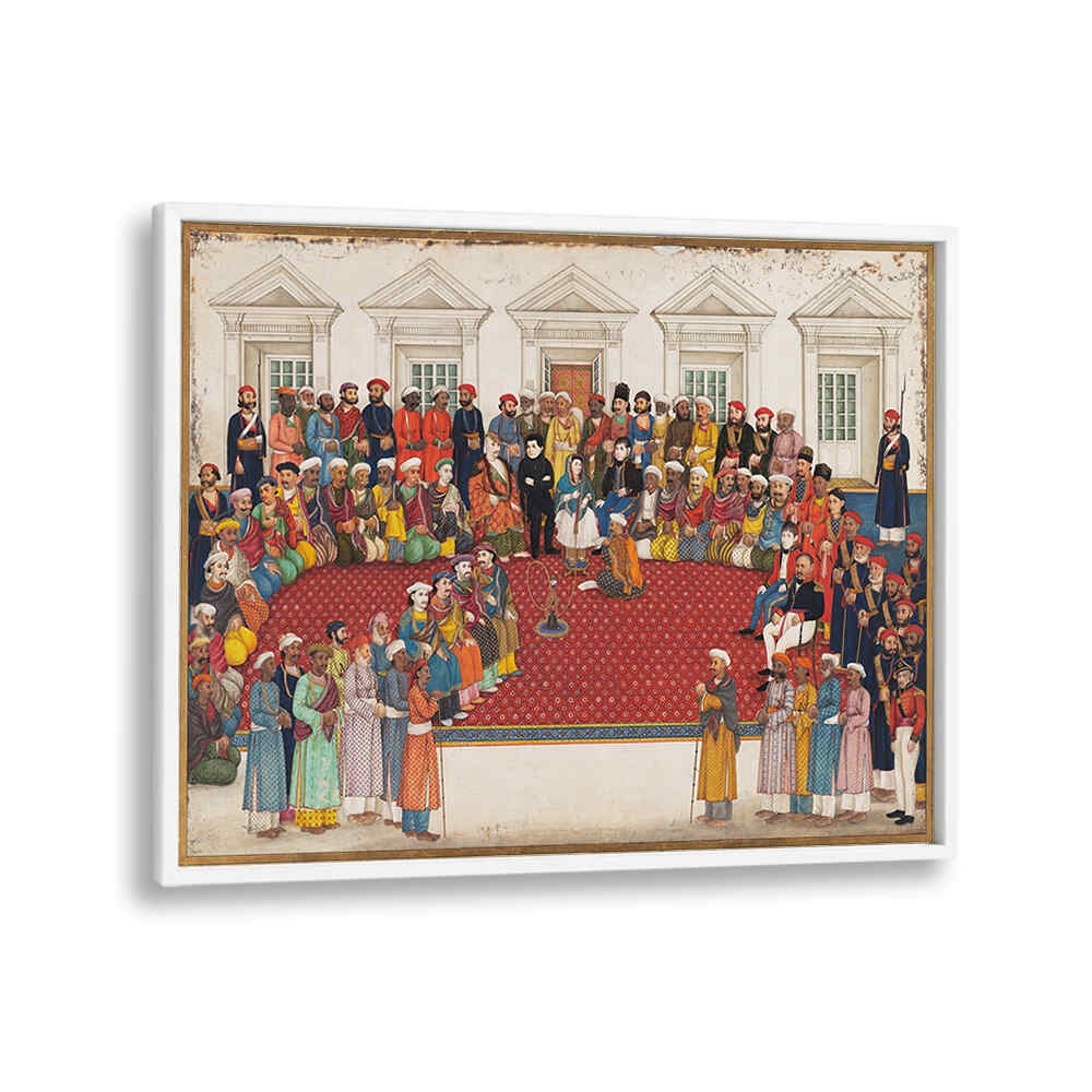 COURT OF MANY NATIONS , INDIAN ART PAINTINGS