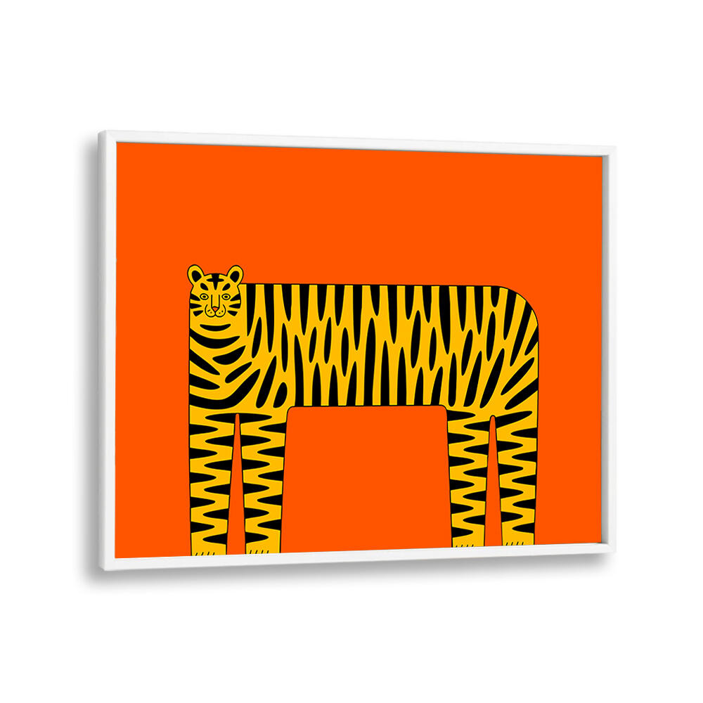 THE ABSTRACT TIGER , ANIMAL PAINTINGS