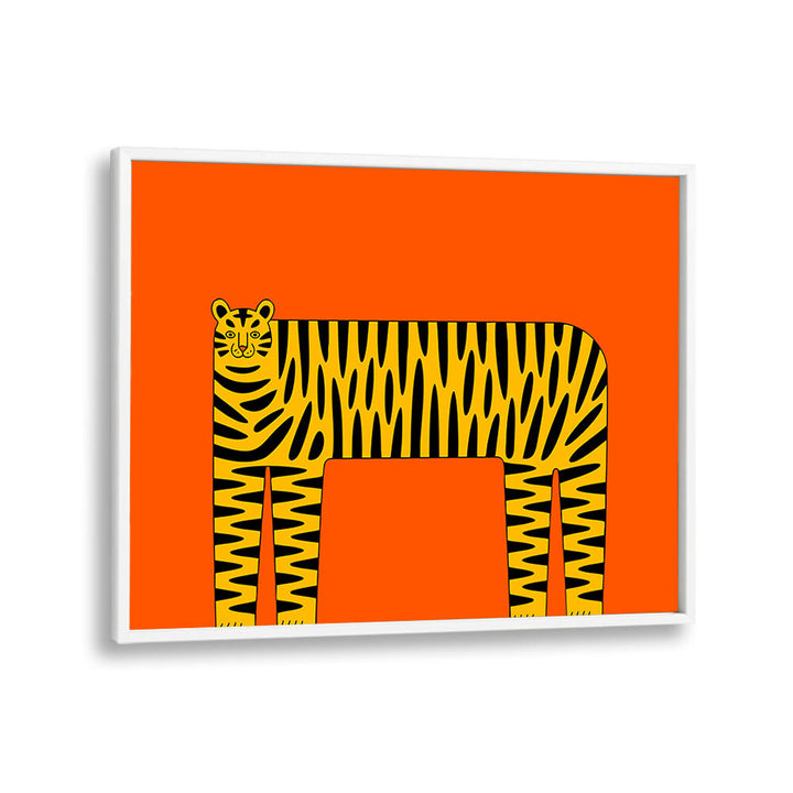 THE ABSTRACT TIGER , ANIMAL PAINTINGS
