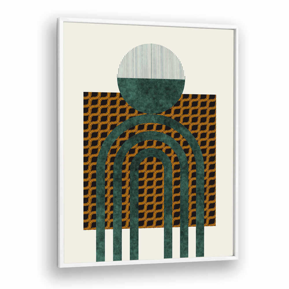 TEXTURED MID CENTURY COMPOSITION 5  , GEOMETRIC ART PRINTS