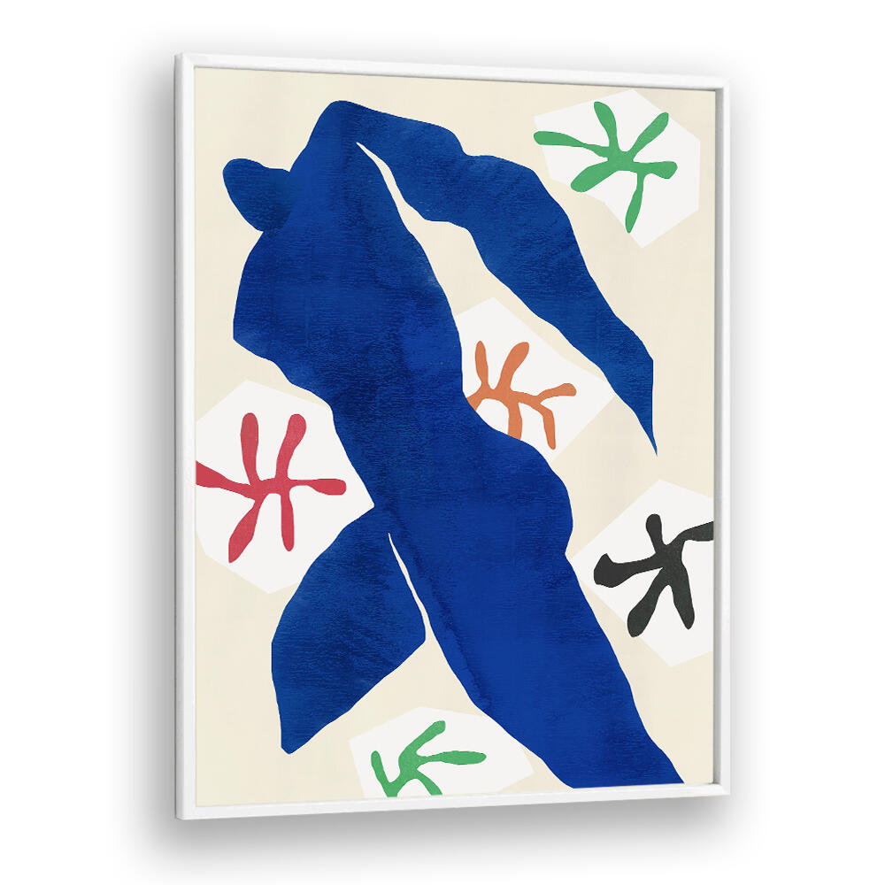 ABSTRACT BLUE FIGURE , ABSTRACT PAINTINGS
