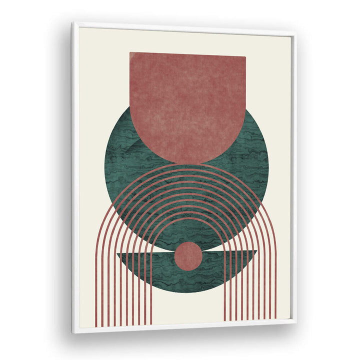 AQUAMARINE MARBLE GEOMETRIC DESIGN , BOHO ART PAINTINGS