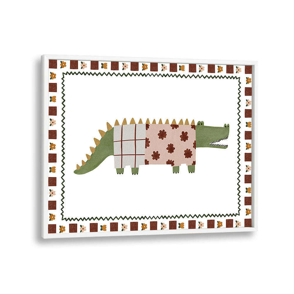 QUILTED CROCODILE , KIDS ROOM PAINTINGS