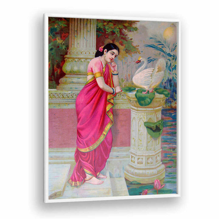 HANSA DAMAYANTHI , INDIAN ART PAINTINGS