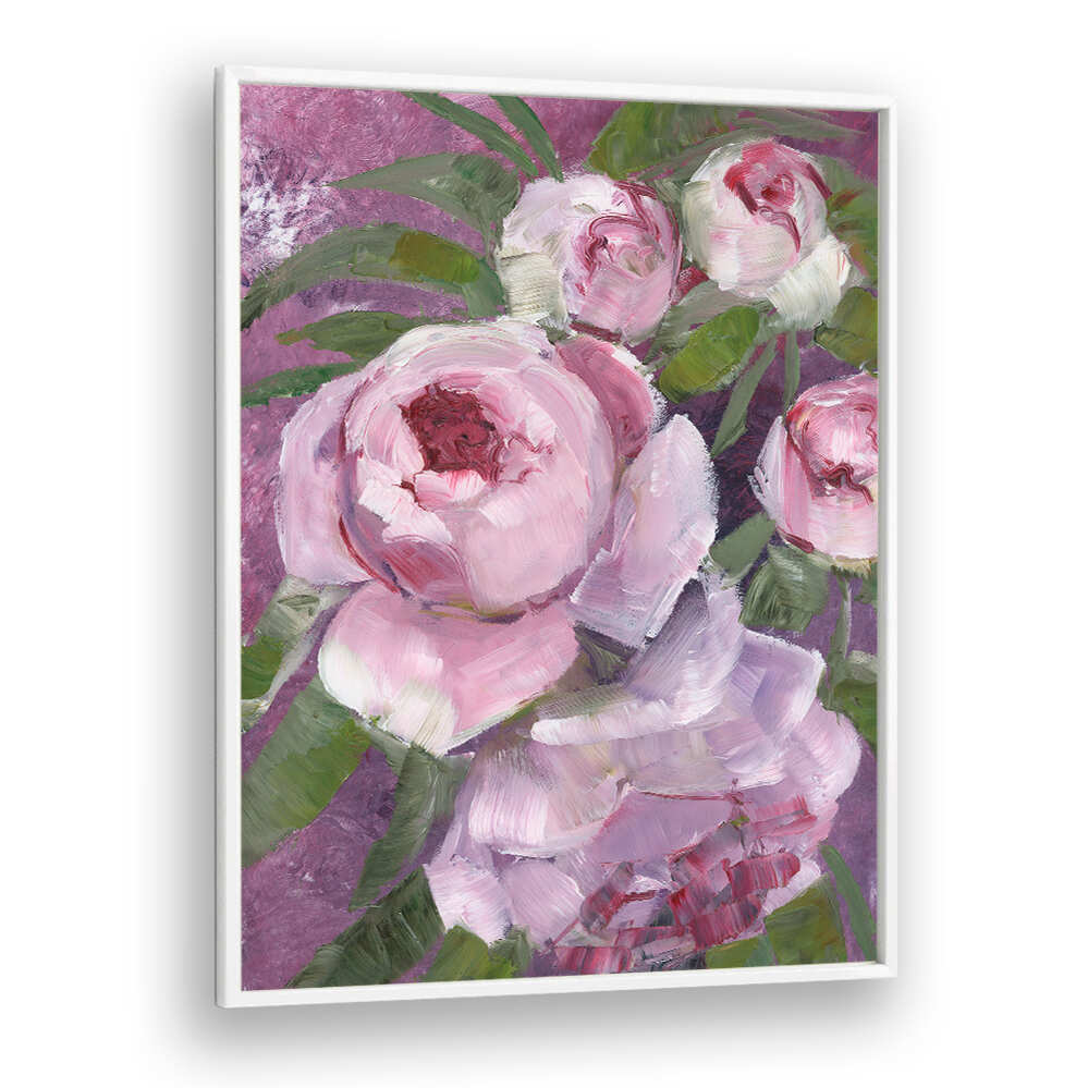 RYLEE PAINTERLY ROSES , FLORAL FLOWER PAINTINGS