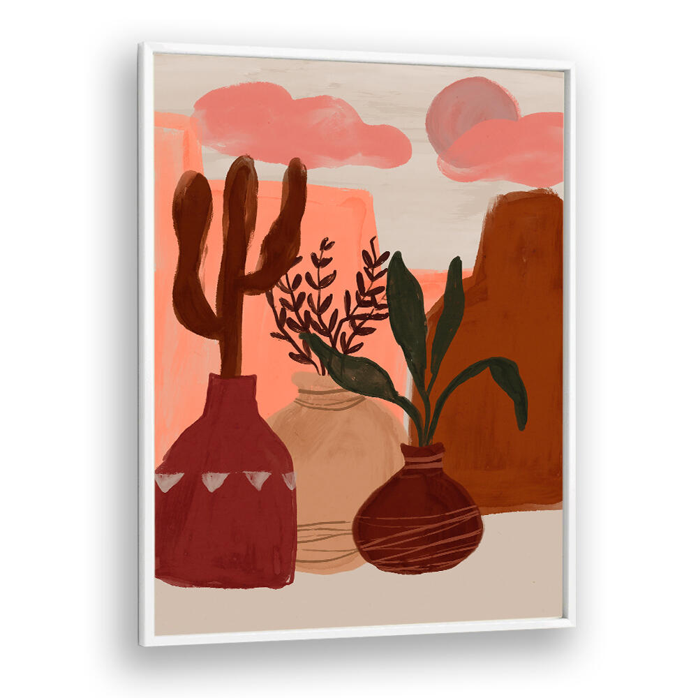 DESERT STILL LIFE , LANDSCAPE PAINTINGS
