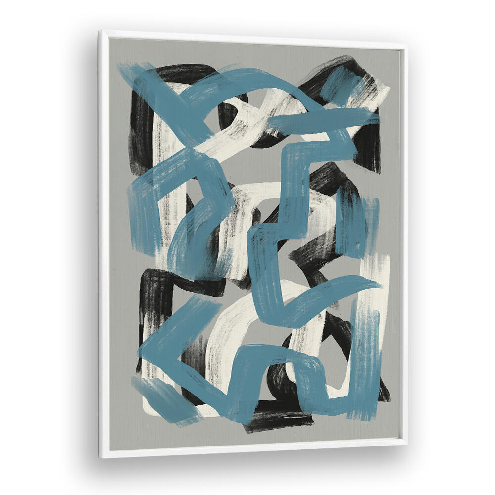 DRY BRUSH ABSTRACT IN GREY , ABSTRACT PAINTINGS