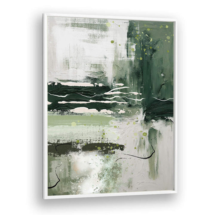 CANVAS GREENS II , ABSTRACT PAINTINGS