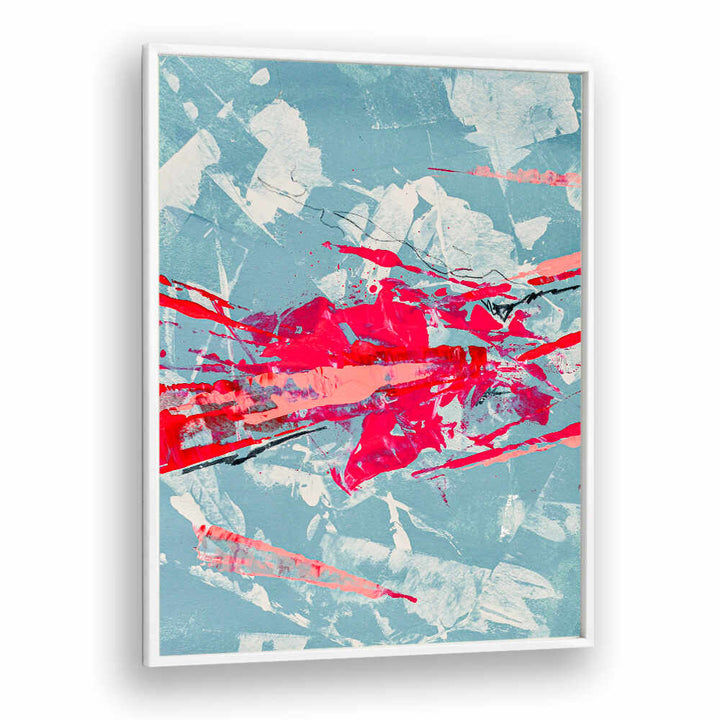 CRIMSON CHAOS BURST , ABSTRACT PAINTINGS