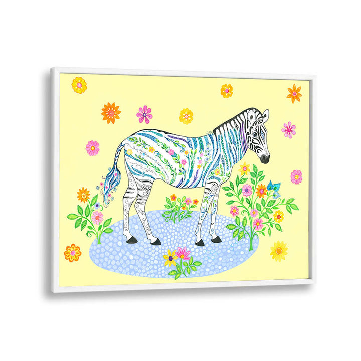 ZEBRA YELLOW , KIDS ROOM PAINTINGS