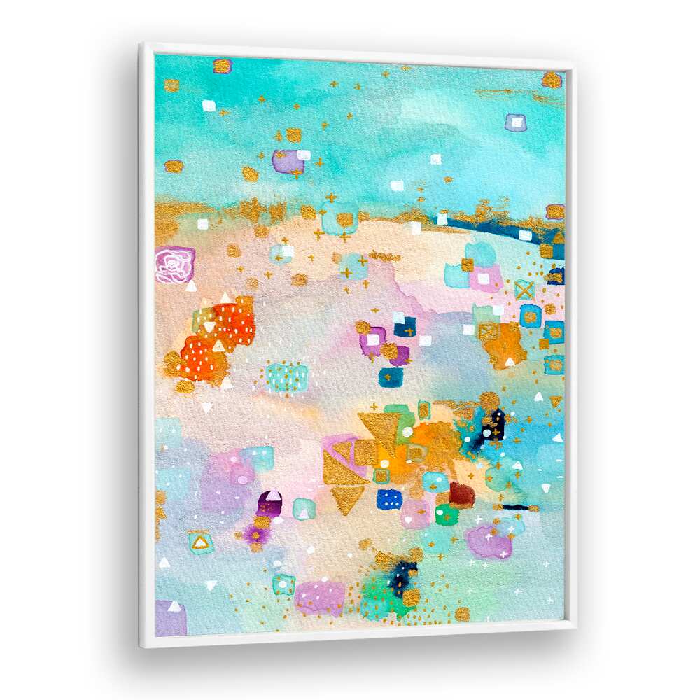 THE AQUARIANS , ABSTRACT PAINTINGS