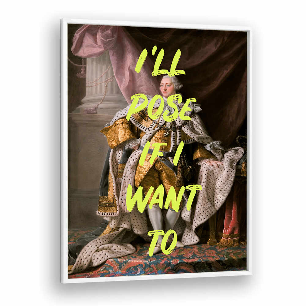 NEON POSER KING , ALTERED ART PRINTS