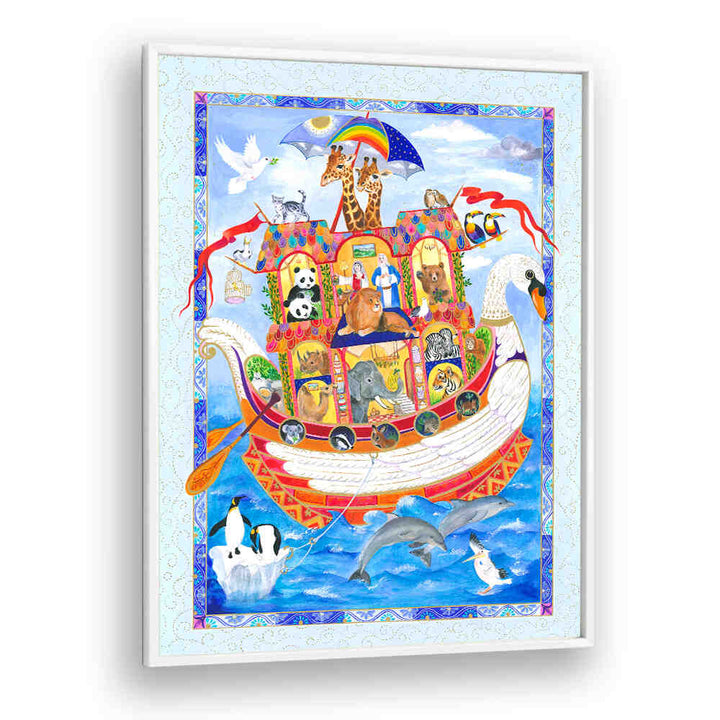 COLORFUL ARK VOYAGE , KIDS ROOM PAINTINGS