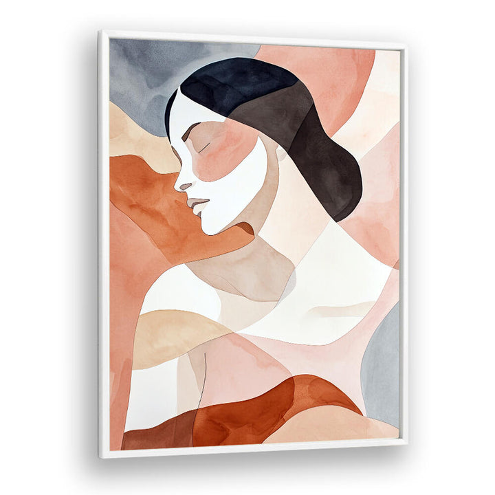 WOMAN WATERCOLOR DIGITAL PAINTING I , PORTRAITS & FIGURATIVE ILLUSTRATIONS