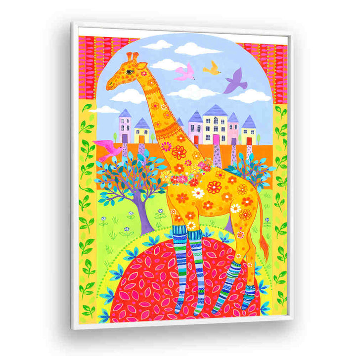 GIRAFFE IN LEG WARMERS , KIDS ROOM PAINTINGS