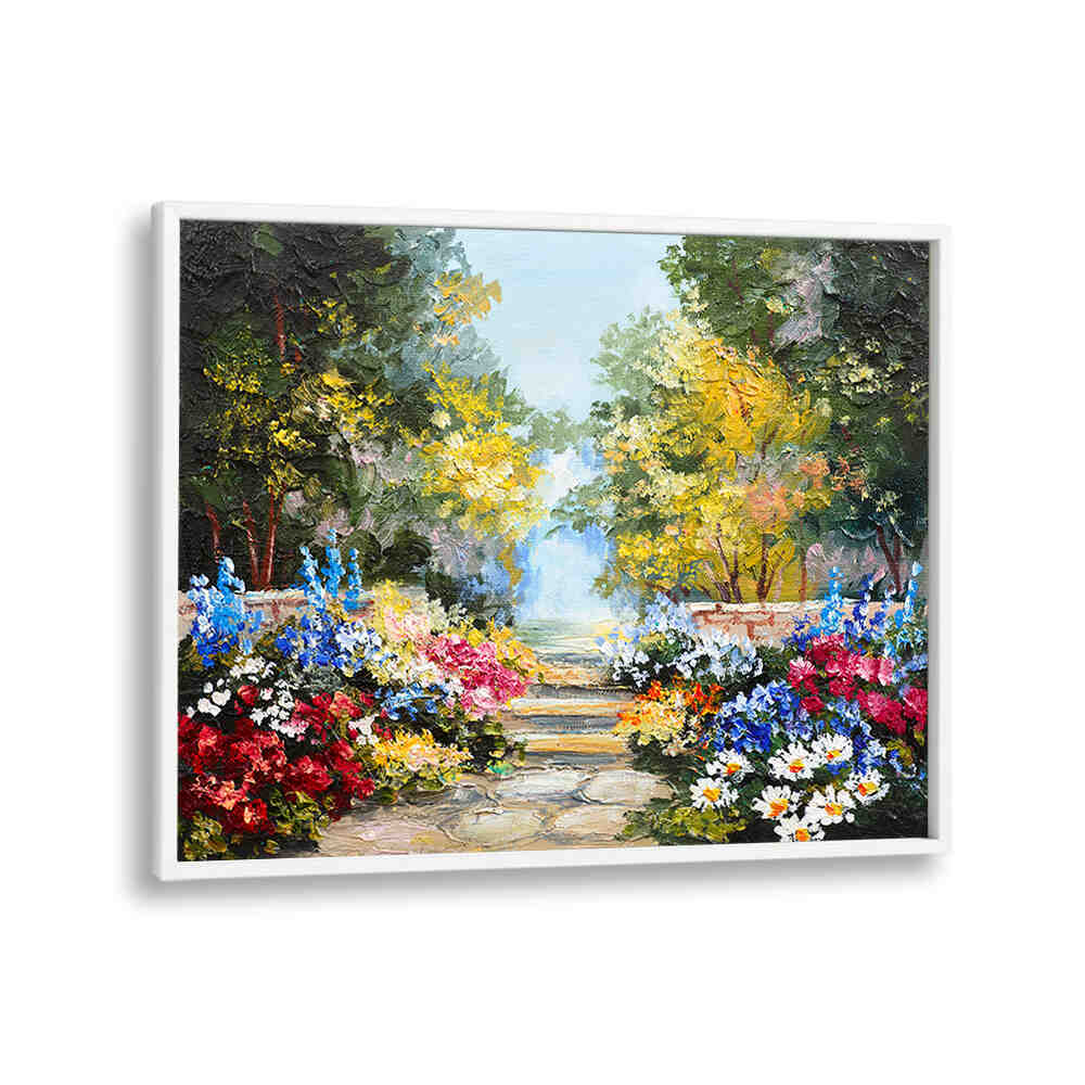 FLORA-INSPIRED GARDEN , VINTAGE EUROPEAN PAINTINGS