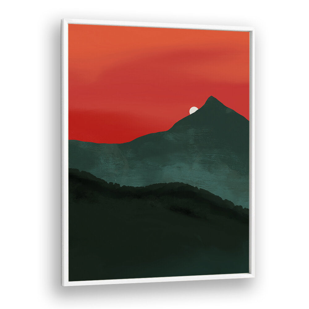 CRIMSON PEAK SUNRISE , LANDSCAPE PAINTINGS