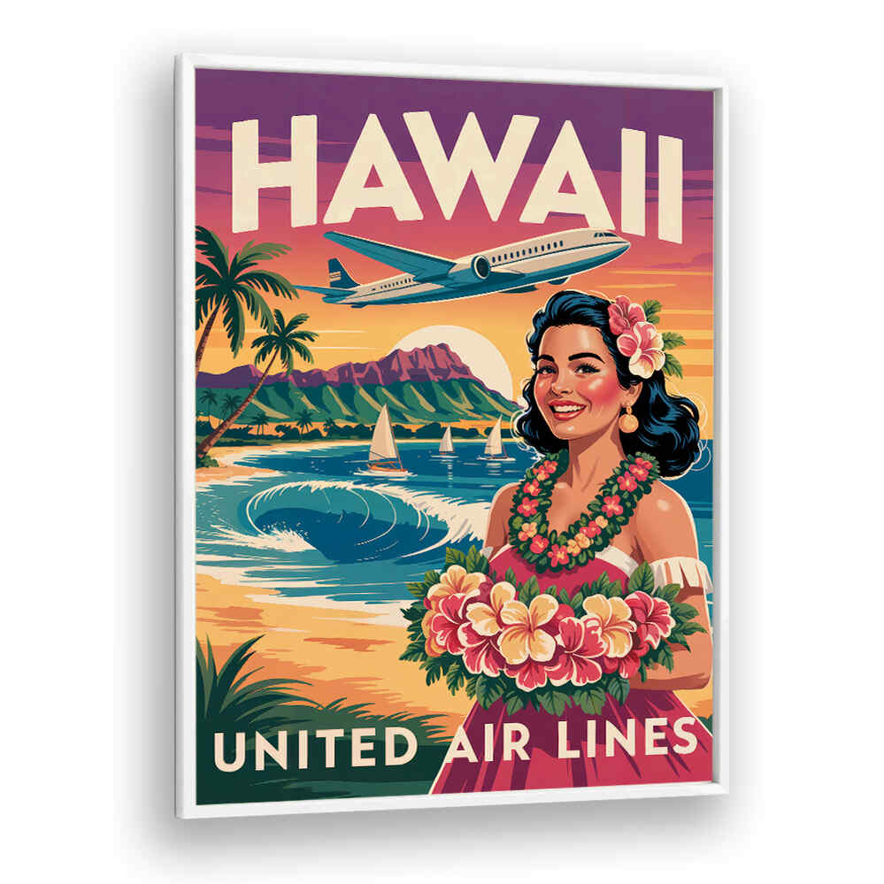 HAWAII , TRAVEL POSTERS