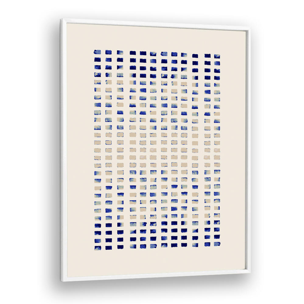 Enchanting BLUE CORAL REFLECTING LINES, ABSTRACT PAINTINGS, blend of deep blues and coral hues for your space.