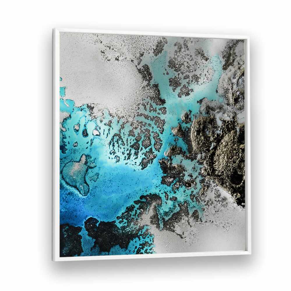 Vibrant TURQUOISE CORAL VIBES, ABSTRACT PAINTINGS artwork enhances any space with bold colors and artistic flair.