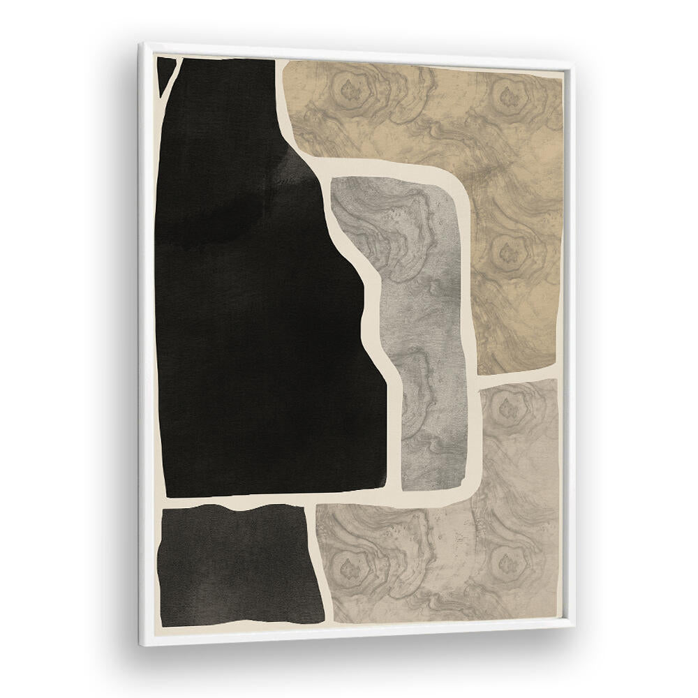 BLACK ABSTRACT MOSAIC , ABSTRACT PAINTINGS