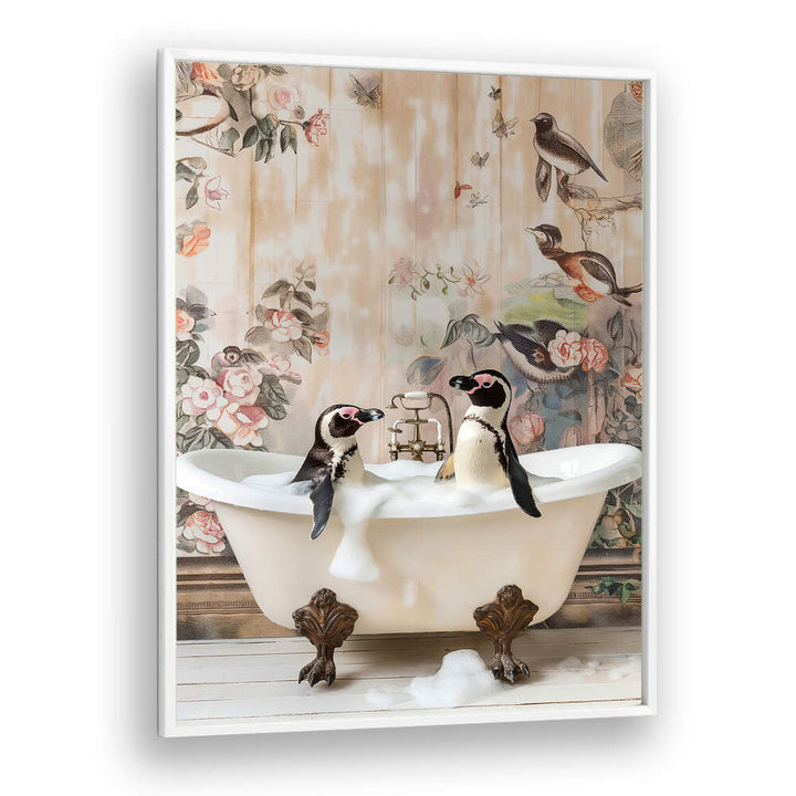 PENGUIN PALS IN A BUBBLE BATH