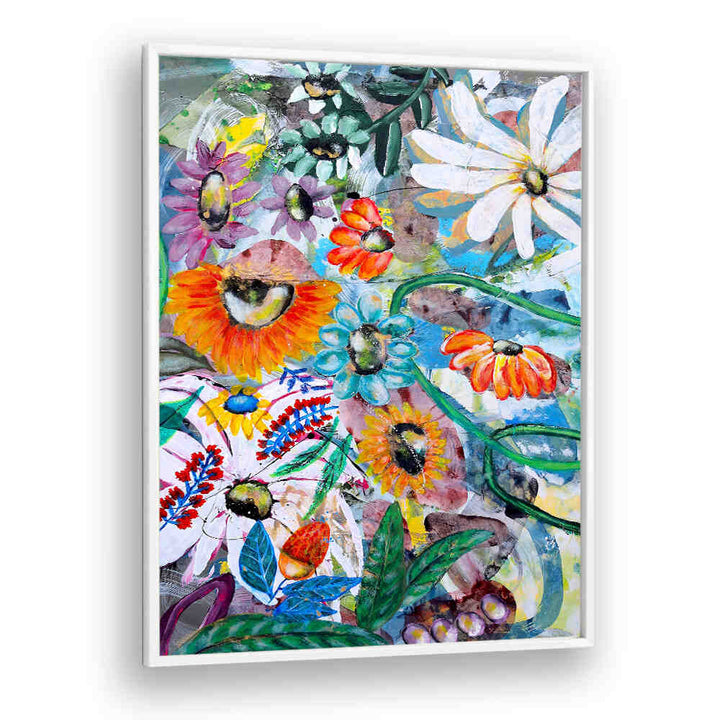 ART FLORAL , FLORAL FLOWER PAINTINGS