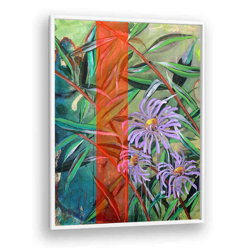 ARTWORK , FLORAL FLOWER PAINTINGS