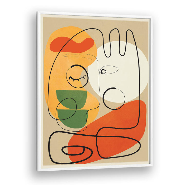 VERY ABSTRACT COLORFUL PORTRAIT
