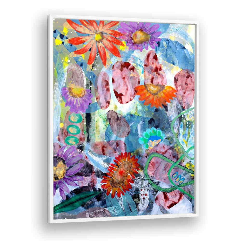 PAINTING , FLORAL FLOWER PAINTINGS