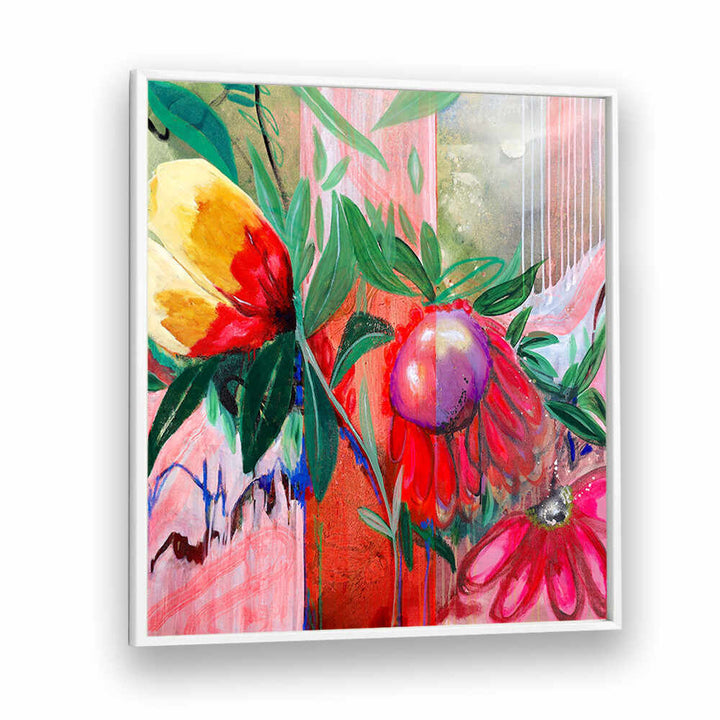 PAINTING IV , FLORAL FLOWER PAINTINGS