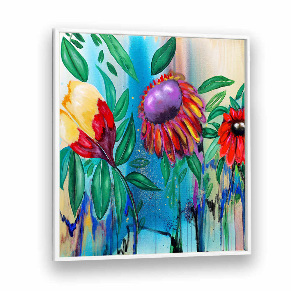 FLORAL ART , FLORAL FLOWER PAINTINGS