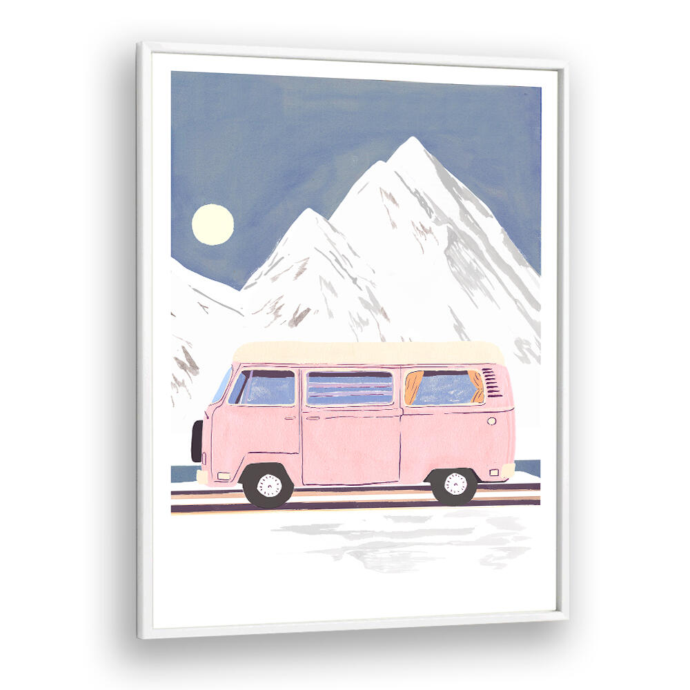 WINTER PRINT , CAR POSTERS