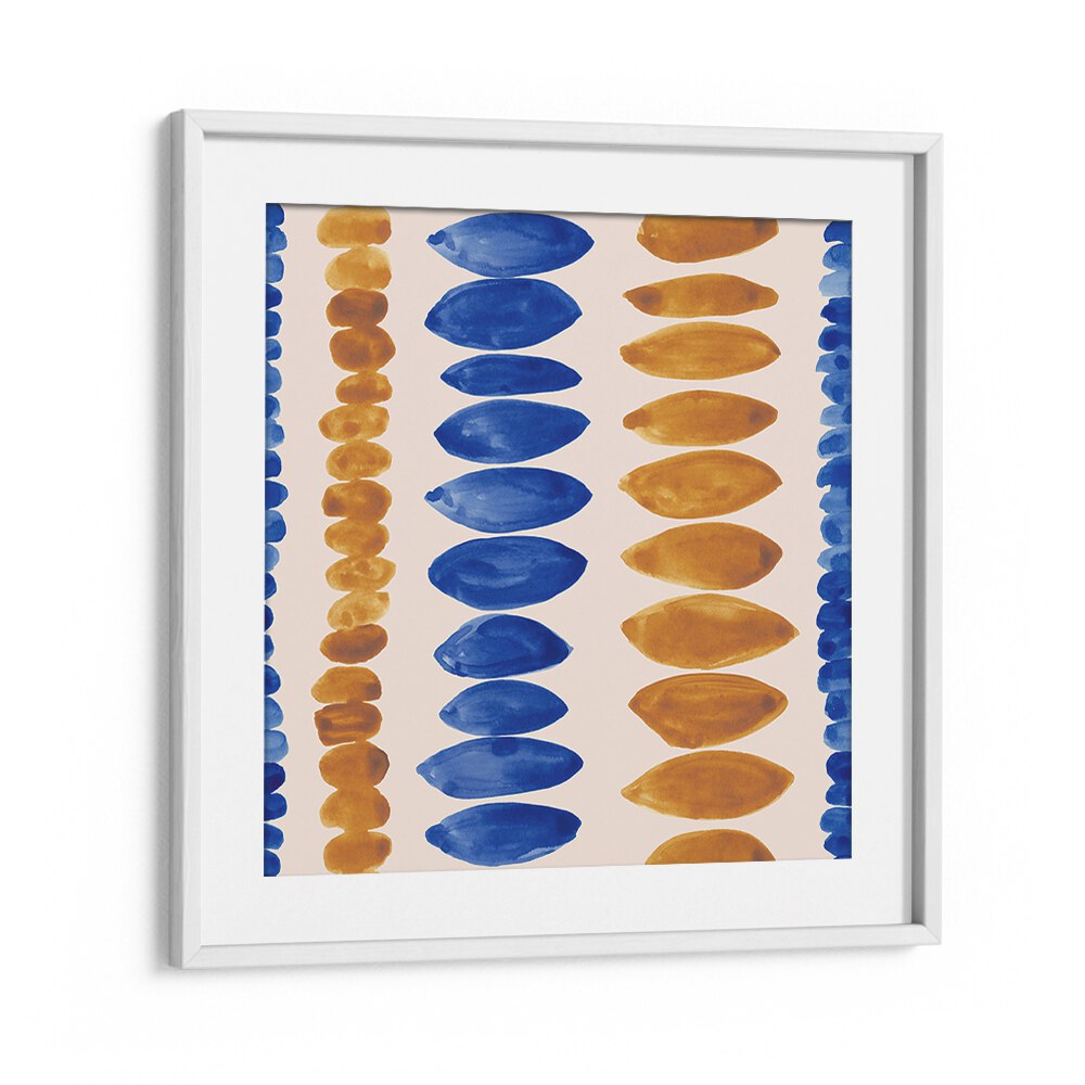 Vibrant WATERCOLOUR TILE VIII, ABSTRACT PAINTINGS showcasing swirling patterns, perfect for enhancing any space.