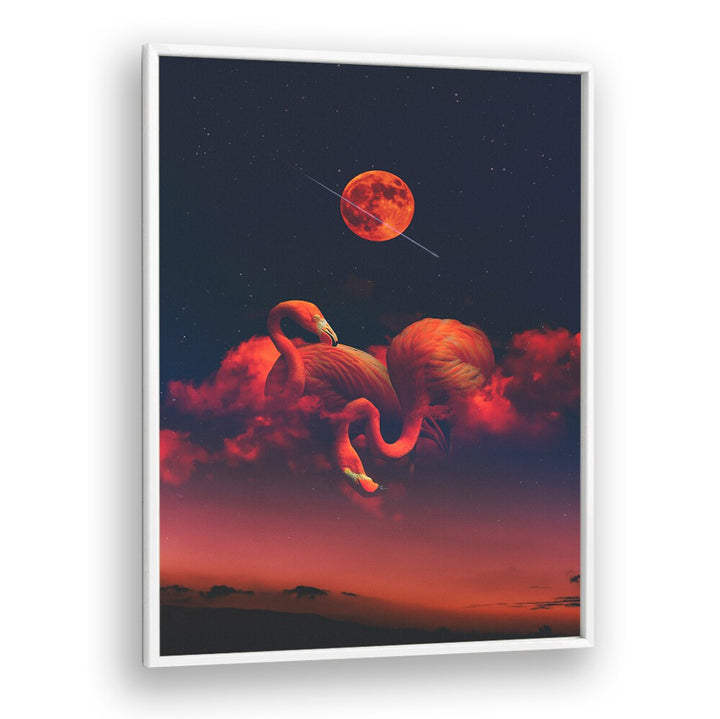 Vibrant RED FLAMINGOS, ANIMAL PAINTINGS bring stunning beauty and color to your decor, captivating every viewer.