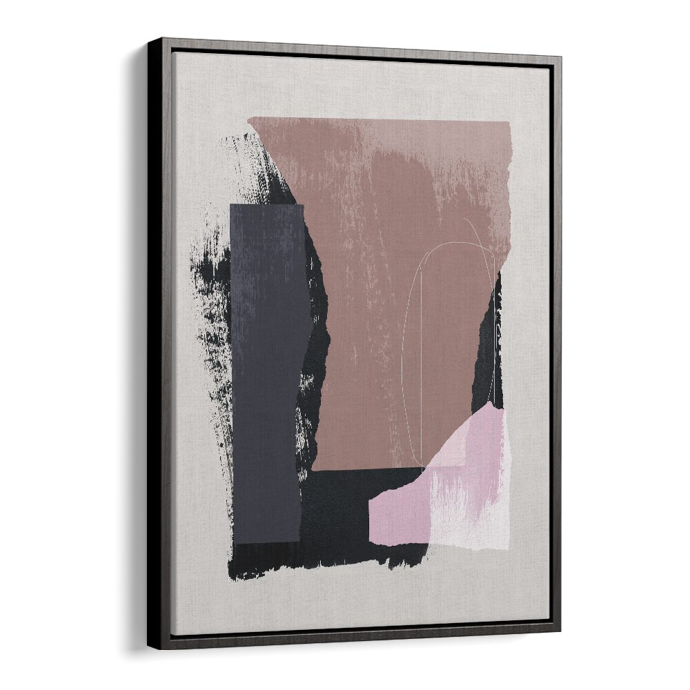 Wholeness In Pieces By Mareike Bohmer Abstract Art Artwork in Black Floater Frame
