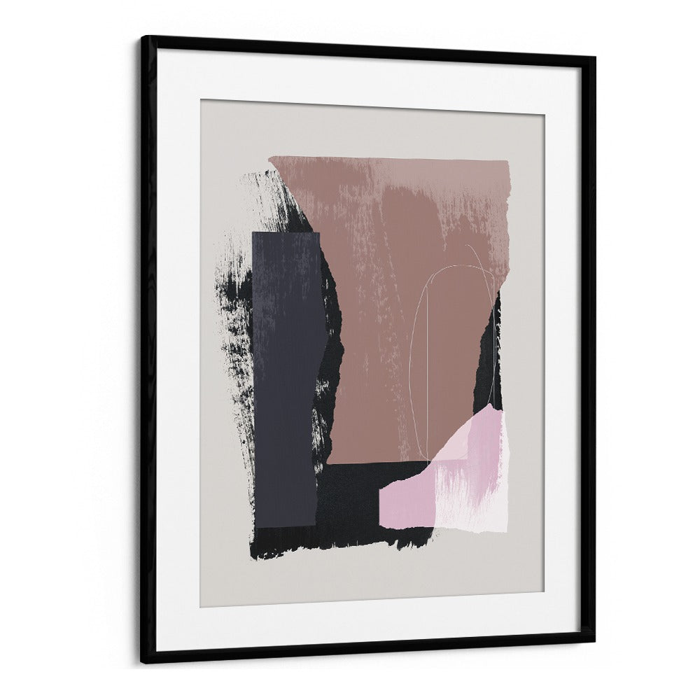 Wholeness In Pieces By Mareike Bohmer Abstract Art Artwork in Black Frame With Mount
