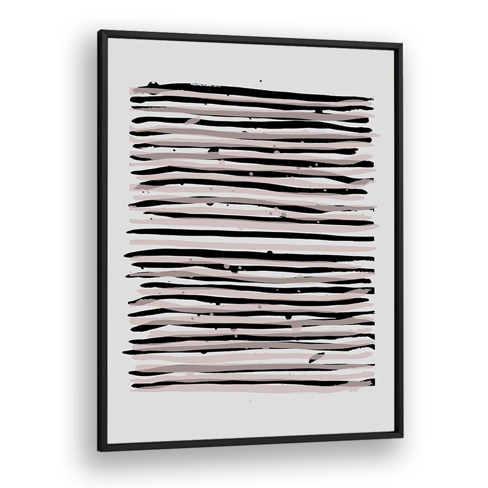 Wholeness In Pieces II By Mareike Bohmer Abstract art Artwork in Black Plain Frame
