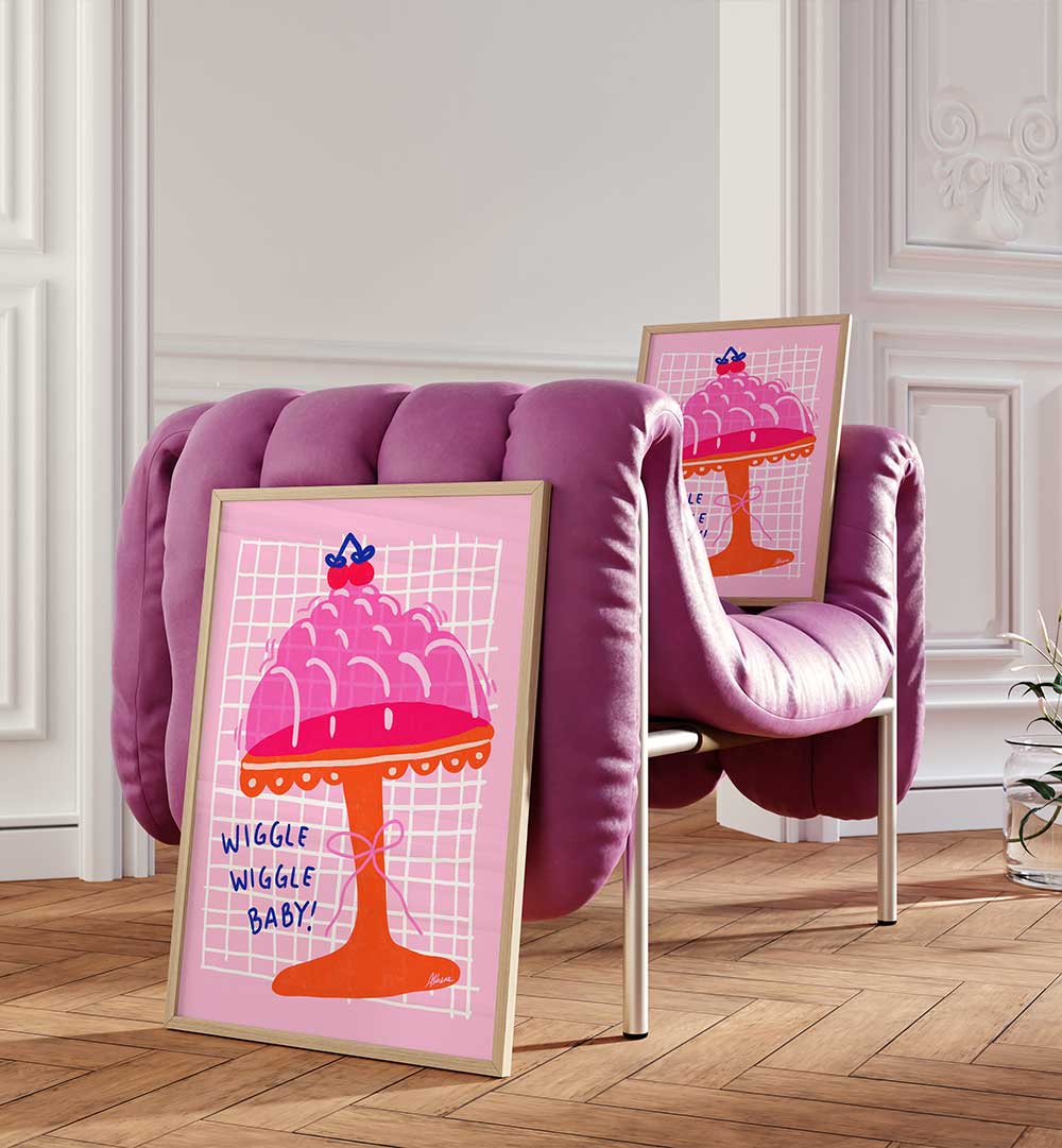 WIGGLE WIGGLE BABY  , BAR & CAFE ART