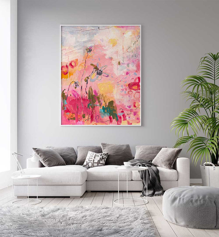 WILD FLOWER , ABSTRACT PAINTINGS