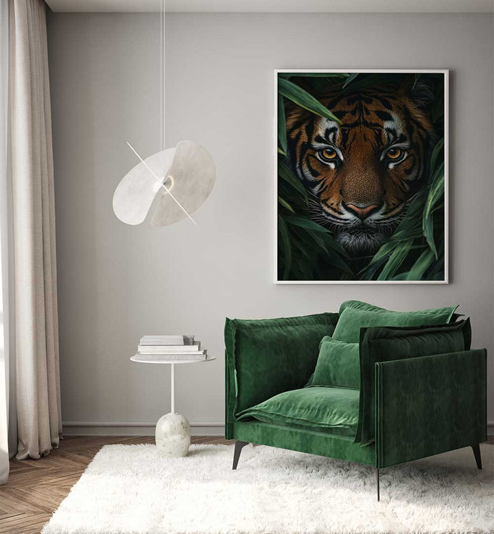WILD TIGER I , ANIMAL PAINTINGS